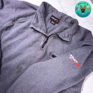 Ariat Sweater Men's 2XL FR QZip Sweatshirt  Flame Fire Retardant Work Jacket ***